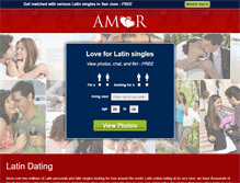 Tablet Screenshot of amor.com