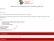 Tablet Screenshot of amor.com.mx