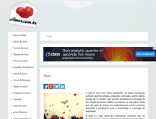 Tablet Screenshot of amor.com.br